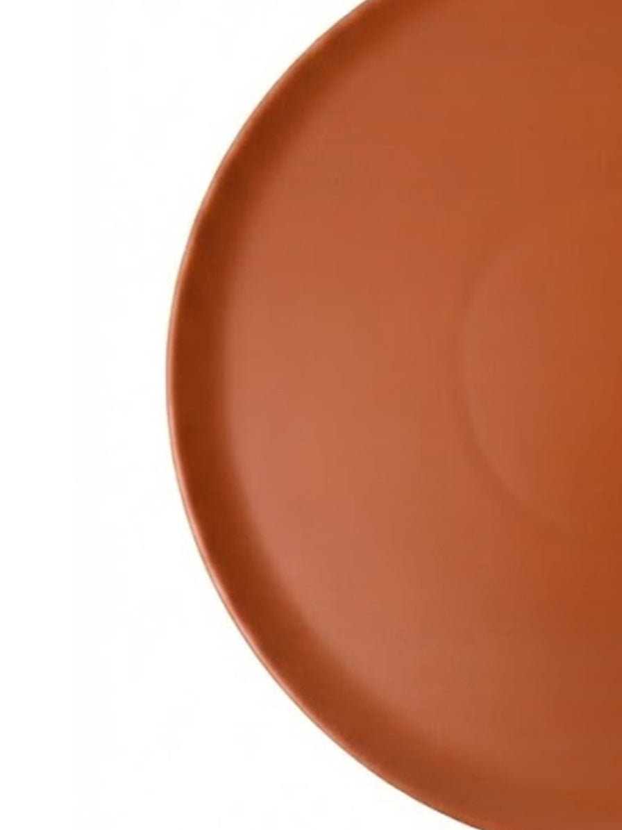 SOTTOPIATTO E PIATTINO PANE LINEA TERRACOTTA