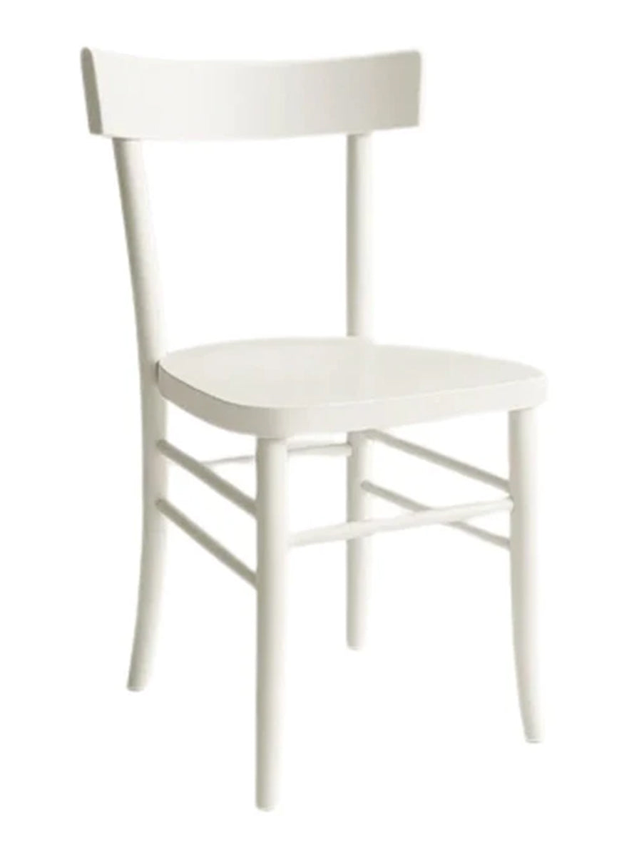 SEDIA LEGNO BIANCO