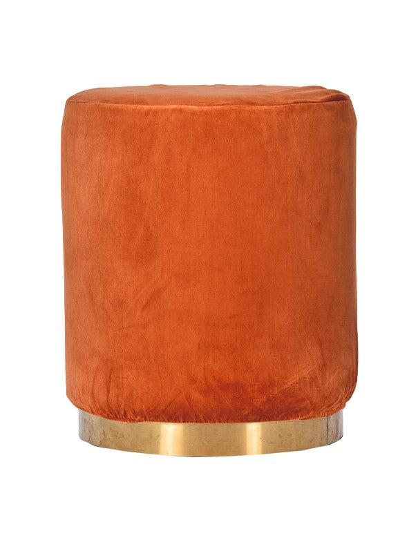 POUF ELIZABETH TONDO TERRACOTTA