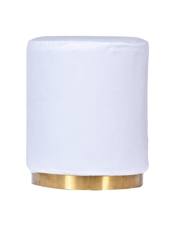 POUF ELIZABETH TONDO BIANCO
