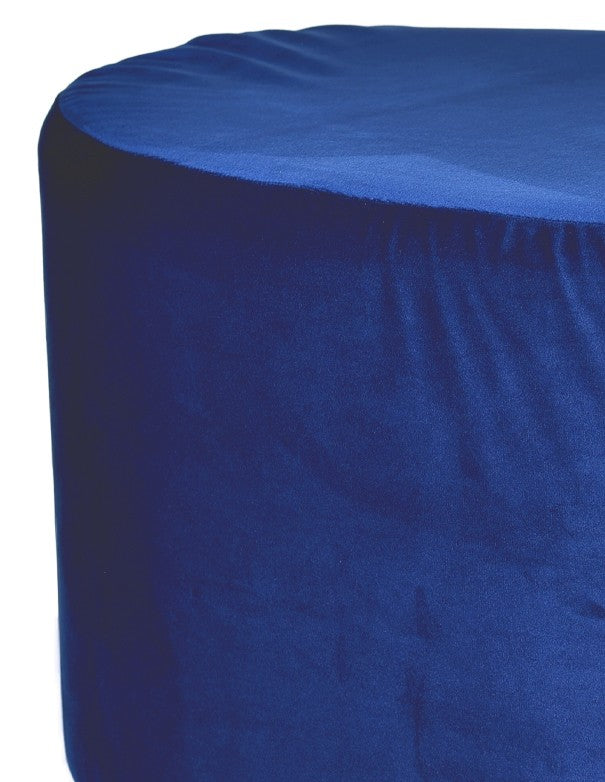 POUF ELIZABETH OVALE BLU
