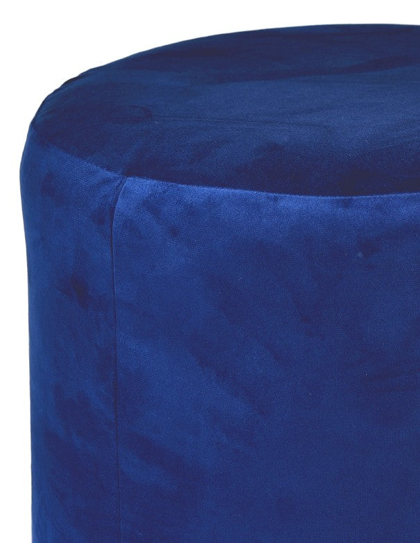 POUF ELIZABETH TONDO BLU