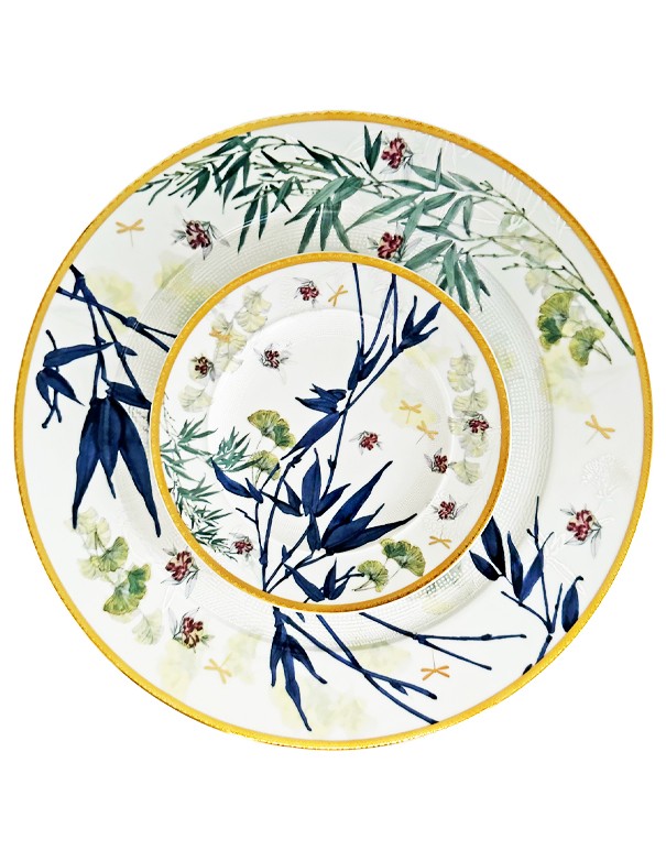 SOTTOPIATTO E PIATTINO PANE ROSENTHAL TURANDOT