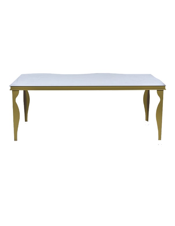 TAVOLO LINEARE ORO SPECCHIATO
