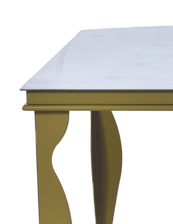 TAVOLO LINEARE ORO SPECCHIATO