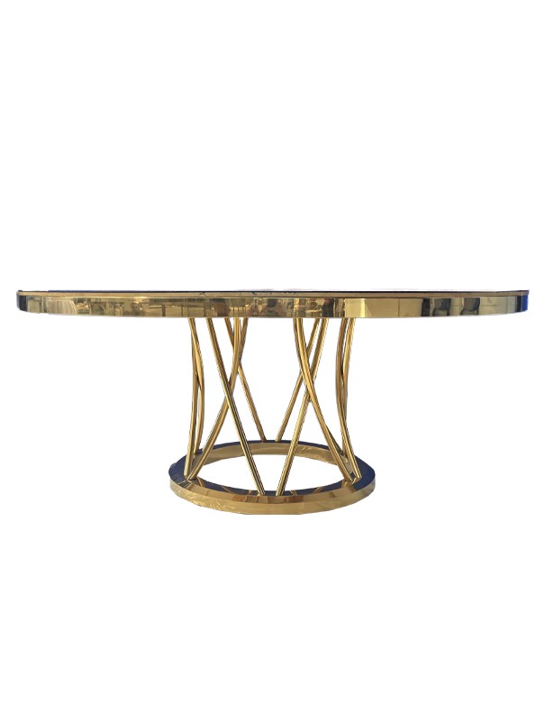 TAVOLO GOTICO ORO TOP SPECCHIATO