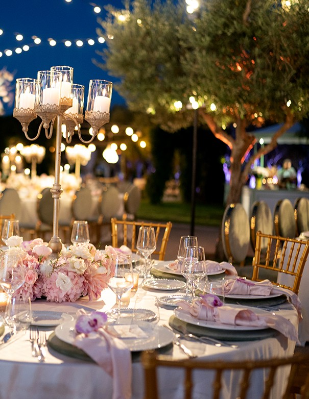 CANDELABRO HOYA ORO 5 BRACCIA