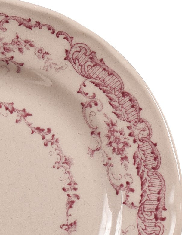 SOTTOPIATTO E PIATTINO PANE LINEA ROSE ROSA