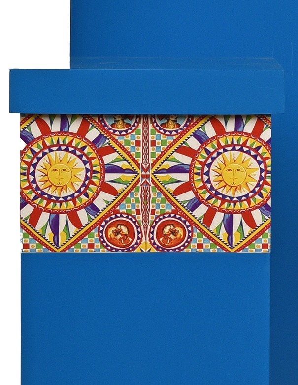 COLONNINA SICILIANA TRIS BLU