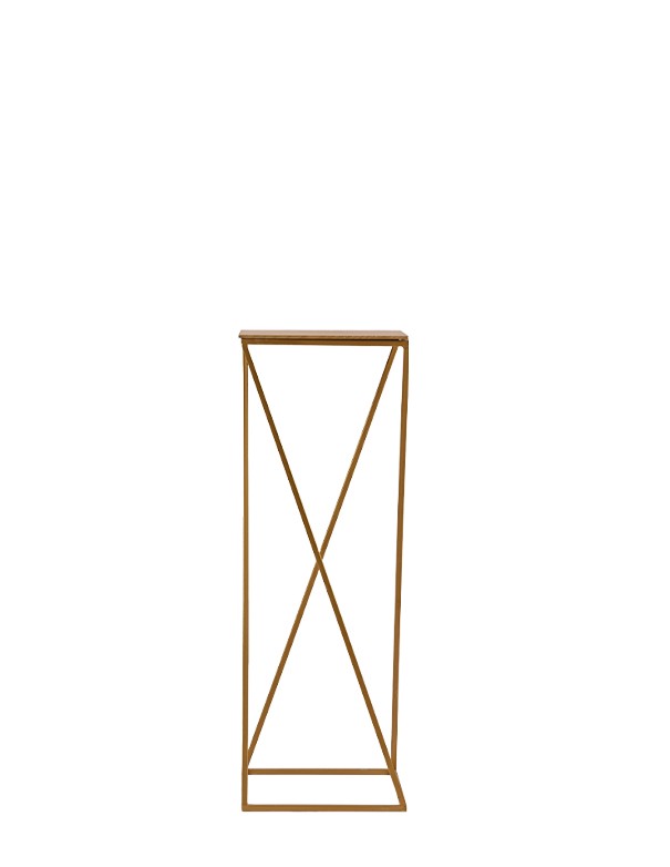 ALZATINE PARALLELEPIPEDO GOLD