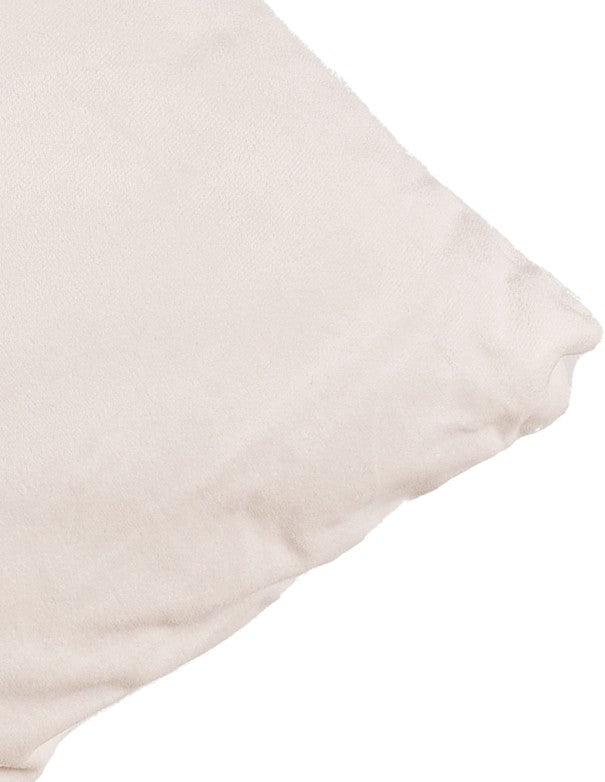 CUSCINO VELLUTO BIANCO