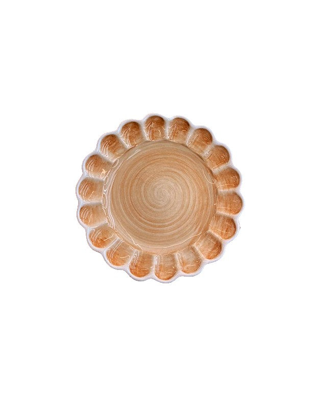 SOTTOPIATTO E PIATTINO PANE FIORE PESCA