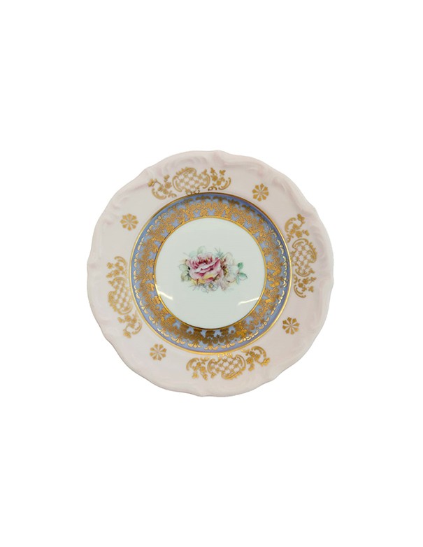 SOTTOPIATTO E PIATTINO PANE LINEA ROMANZA ROSA
