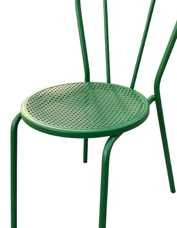 SEDIA THONET IN FERRO VERDE