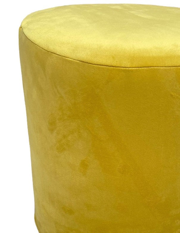 POUF ELIZABETH TONDO GIALLO