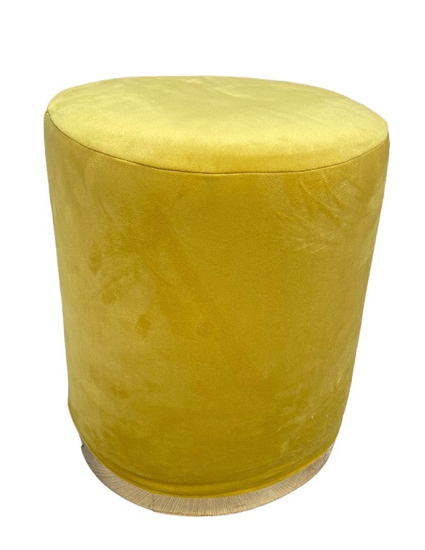POUF ELIZABETH TONDO GIALLO