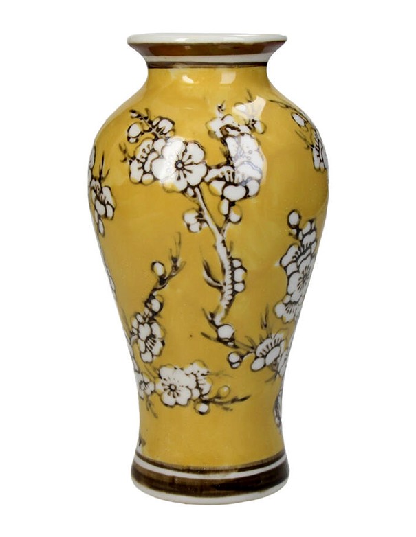 VASO ORIENTAL GIALLO