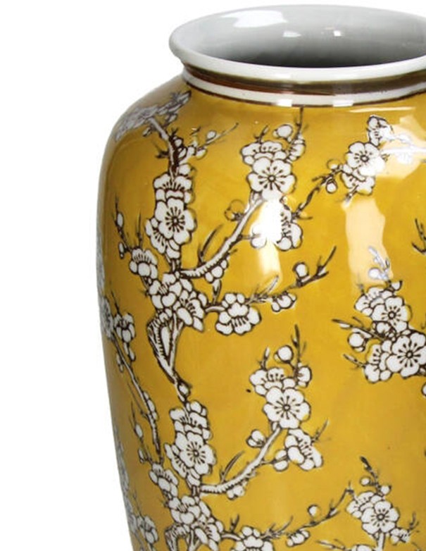 VASO ORIENTAL GIALLO
