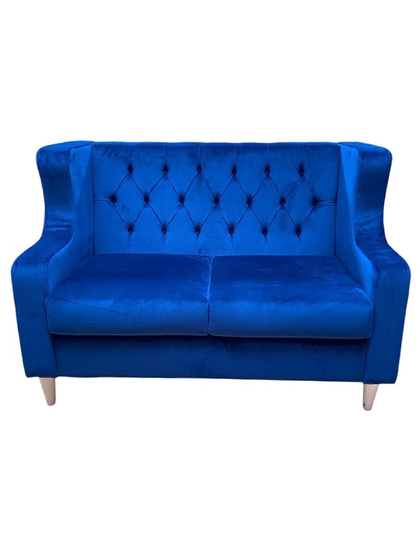 DIVANO COMPONIBILE VELLUTO BLU