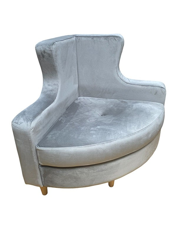 COPERTURA DIVANO CIRCLE VELLUTO GRIGIO