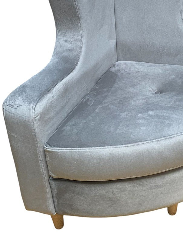 COPERTURA DIVANO CIRCLE VELLUTO GRIGIO