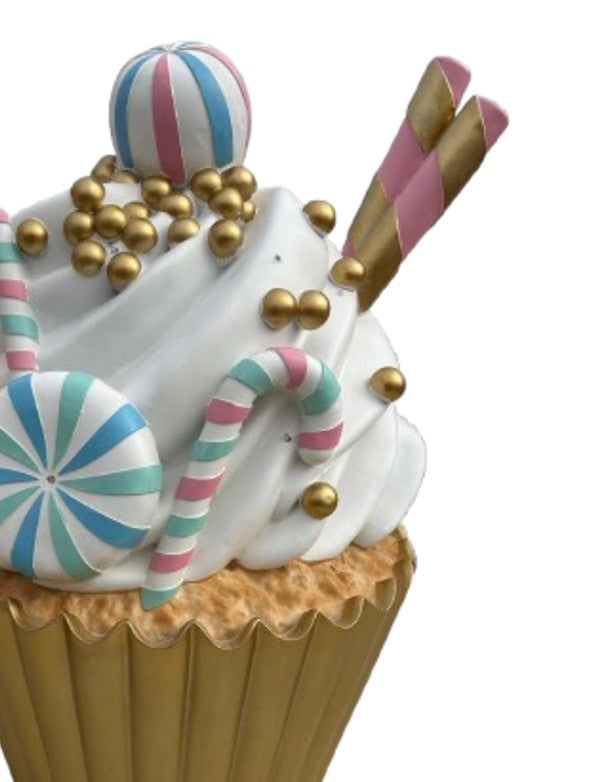 CUPCAKE CON CANDY CANE