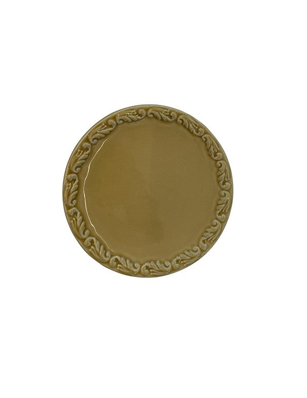 SOTTOPIATTO E PIATTINO PANE LINEA GARDEN MIELE