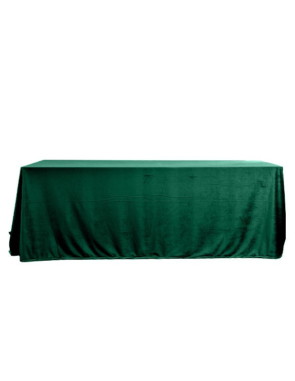 TOVAGLIA QUADRATA VELLUTO VERDE INGLESE