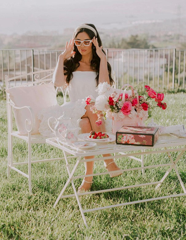 SET DA TEA ROSE BIANCO