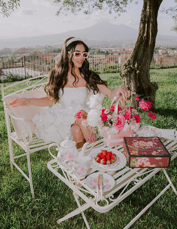 SET DA TEA ROSE BIANCO