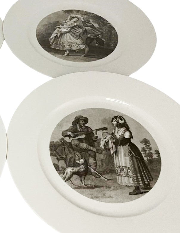 SOTTOPIATTO CAPODIMONTE BIANCO E NERO