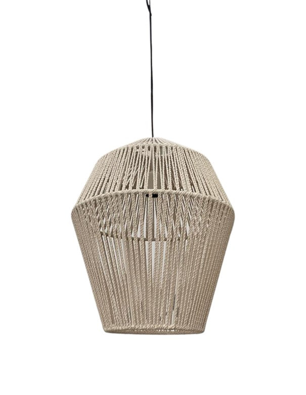 LAMPADARIO CORDA CREAM