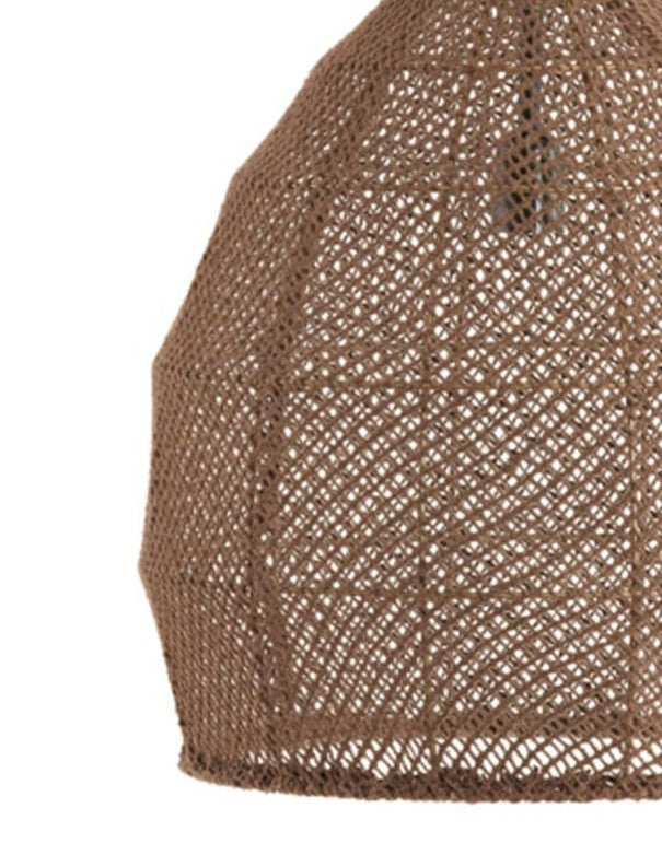 LAMPADARIO RATTAN SCURO