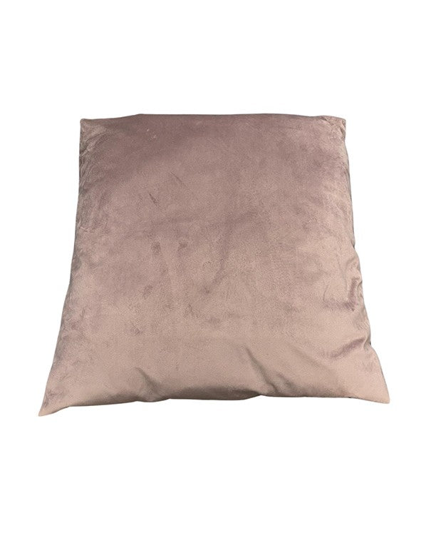 CUSCINO VELLUTO ROSA CIPRIA