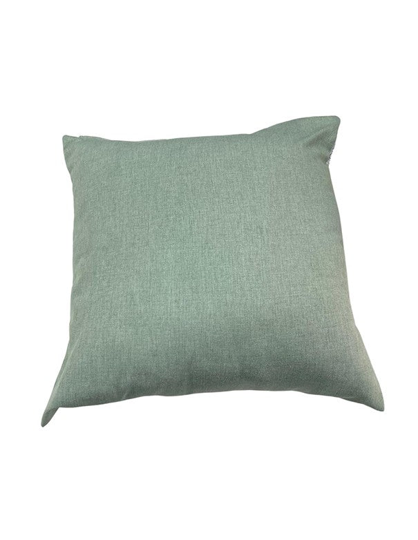 CUSCINO MISTO COTONE VERDE OLIVA