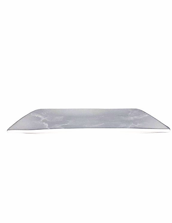 VASSOIO CERAMICA RETTANGOLARE BIANCO