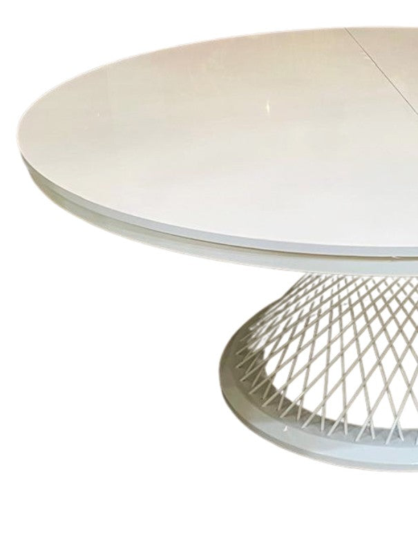 TAVOLO WHITE LUX TONDO