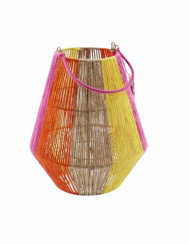 LANTERNA JOY - NATURALE/GIALLO/ARANCIONE/FUCSIA