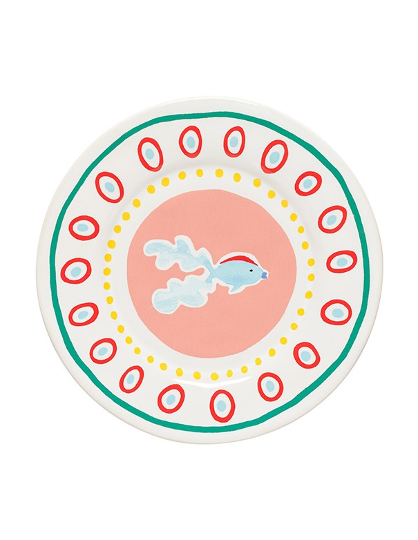 PIATTO DESSERT - LINEA SUMMER PESCE