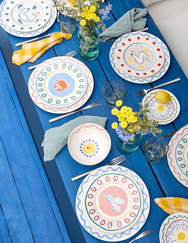 PIATTO DESSERT - LINEA SUMMER GRANCHIO