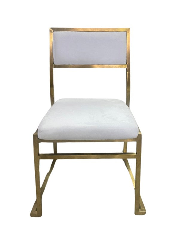 CUSCINI IN VELLUTO BIANCO SEDIA GINEVRA