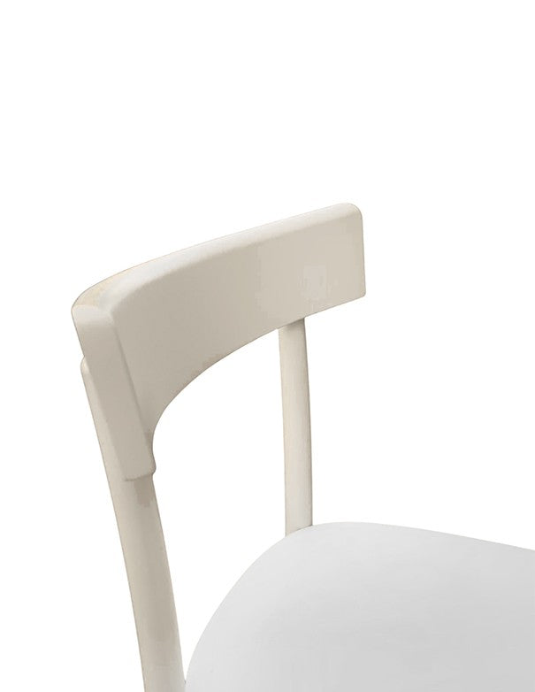 SEDIA LEGNO BIANCO