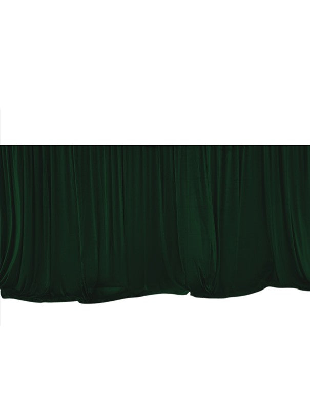 TENDA PLISSETTATA IN VELLUTO VERDE INGLESE