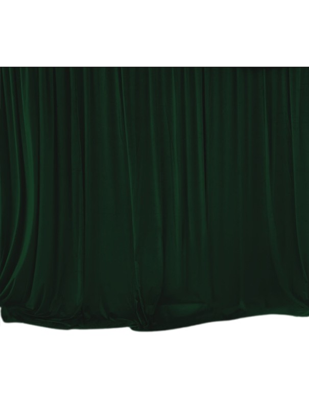 TENDA PLISSETTATA IN VELLUTO VERDE INGLESE