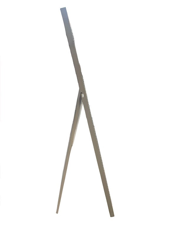 SPECCHIO FIGURA INTERA MODERN BIANCO IN FERRO