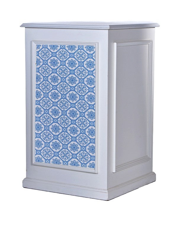 COLONNA BAR BAIA BIANCA CON BOISERIE MAIOLICA