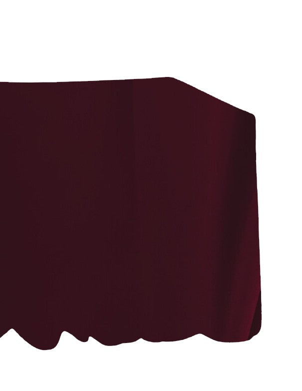 TOVAGLIA IMPERIALE PER DRAPPI IN DOPPIO GEORGETTE - BORDEAUX