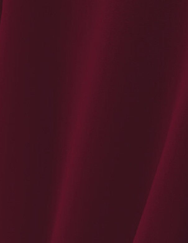 TOVAGLIA IMPERIALE PER DRAPPI IN DOPPIO GEORGETTE - BORDEAUX
