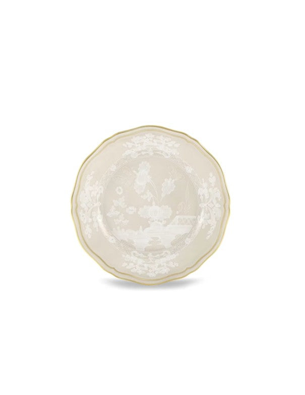 SOTTOPIATTO E PIATTINO PANE GINORI LINEA ORIENTE ITALIANO MERINGA BEIGE