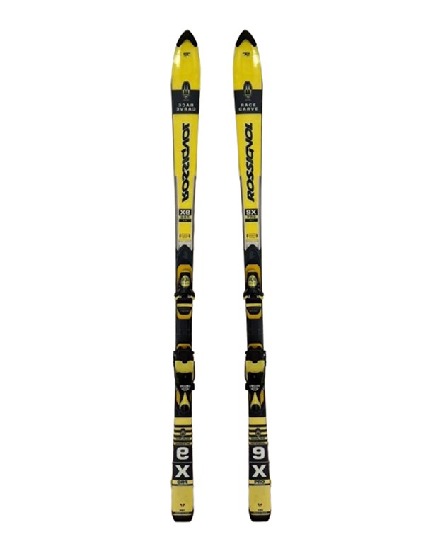SCI ROSSIGNOL 9X PRO VINTAGE - GIALLO E NERO